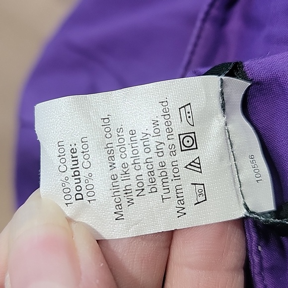 J. Crew Size 0 Purple 100% Cotton Lined Full Skirt, Midi Length, Exc. Used Cond. - Picture 11 of 11